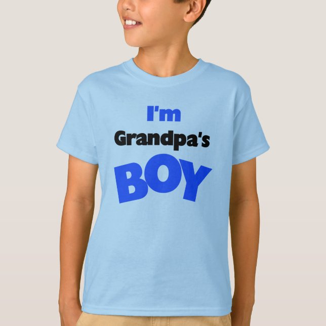T-shirt Je suis le garçon du grand-papa (Devant)