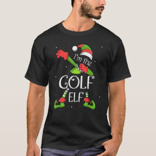 T-shirt Je suis le Golf Elf Dabbing Santa Claus Xmas Famil