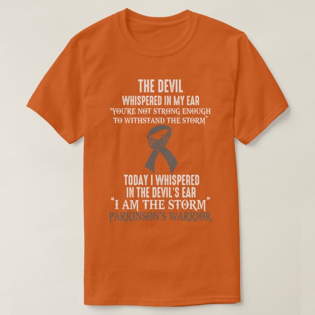 T-shirt Je Suis Le Guerrier De Sensibilisation À La Tempêt (Design devant)