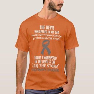 T-shirt Je Suis Le Guerrier De Sensibilisation À La Tempêt