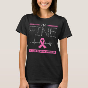 T-shirt Je suis le guerrier du cancer du sein