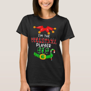 T-shirt Je suis Le Joueur de Volley-ball Elf Xmas Costumes
