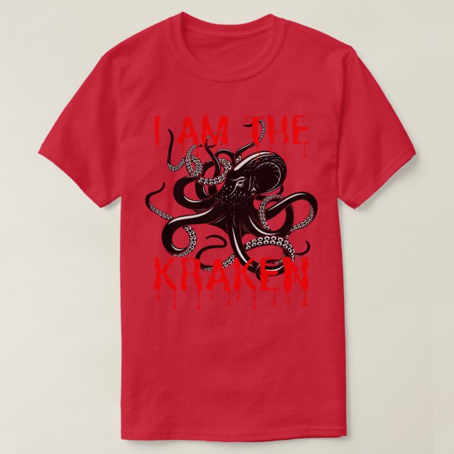 T-shirt Je suis le kraken (Design devant)