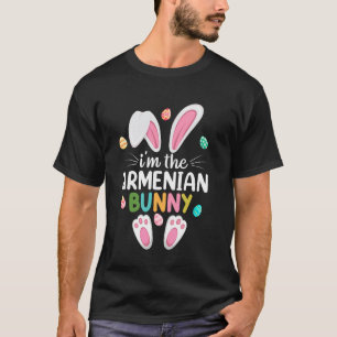 T-shirt Je suis le lapin arménien de Pâques pour la famill