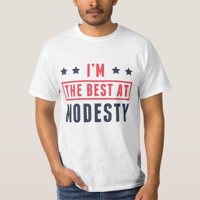 T-shirt Je suis le meilleur chez Modesty (Devant)