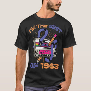 T-shirt Je suis le meilleur de 1963 Vintage Cassette Tape 