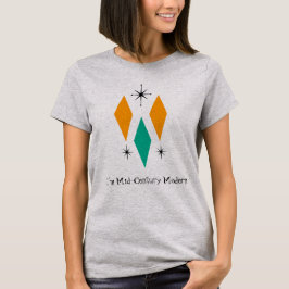 T-shirt Je suis le milieu du siècle moderne Diamants Orang