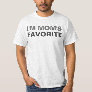 T-shirt Je suis le Noir Favori de maman qui dit