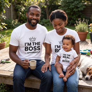 T-shirt Je Suis Le Patron Papa