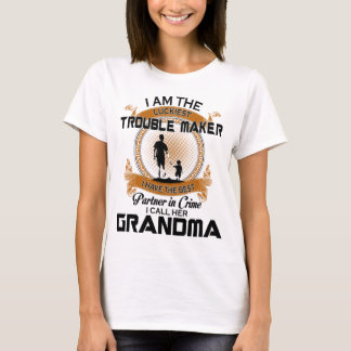 T-shirt Je suis le plus chanceux faiseur de problèmes