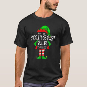 T-shirt Je suis le plus jeune elfe Les règles ne s'appliqu