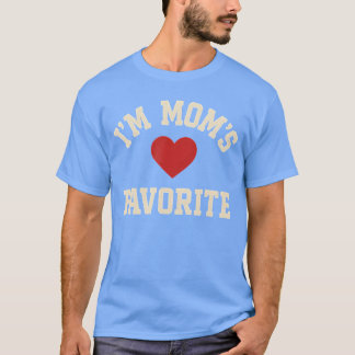 T-shirt Je suis le préféré de maman, maman drôle, fête des