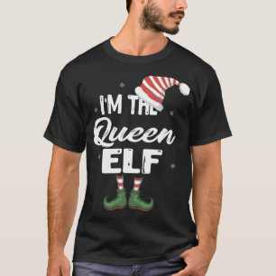 T-shirt Je suis le Queen Elf Christmas Eve Xmas Elf Squad