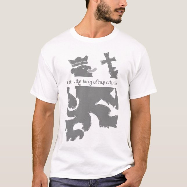 T-shirt Je suis le roi de mon château (Devant)