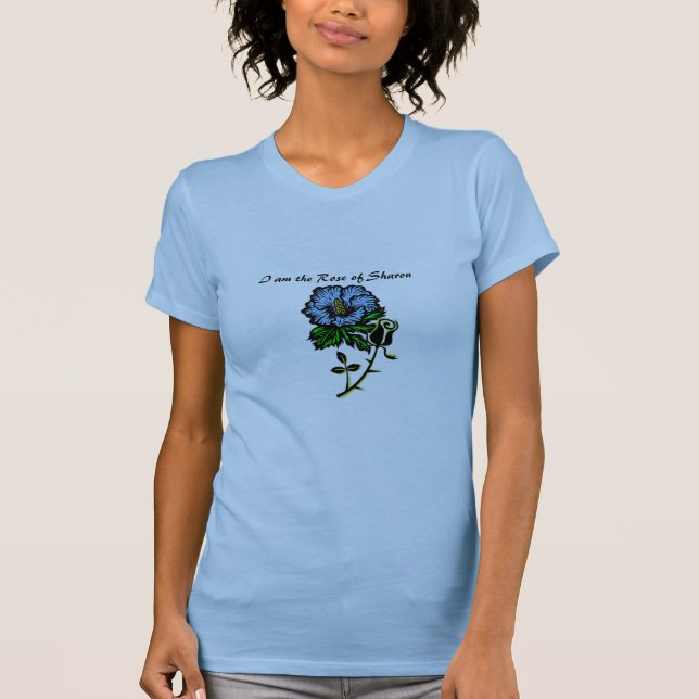 T-shirt Je suis le Rose de Sharon Débardeur (Devant)