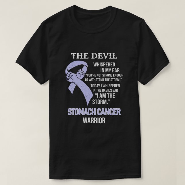 T-shirt Je Suis Le Soutien À La Tempête Sensibilisation Au (Design devant)