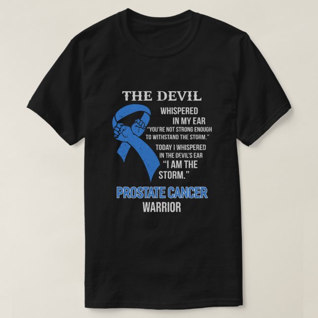 T-shirt Je Suis Le Soutien À La Tempête Sensibilisation Au (Design devant)