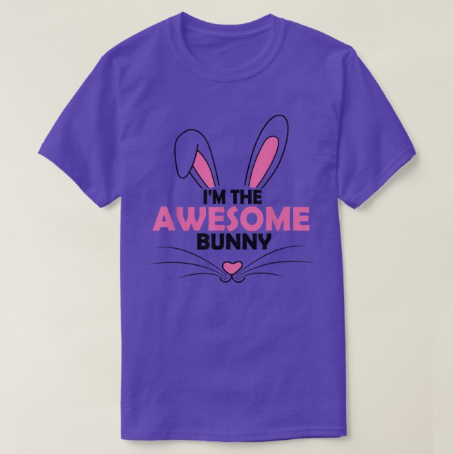 T-shirt Je suis Le Superbe Bunny Graphic mignon coût de la (Design devant)