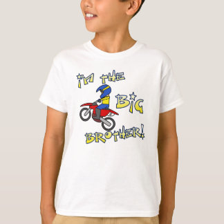 T-shirt Je suis le tee - shirt de motocross de frère
