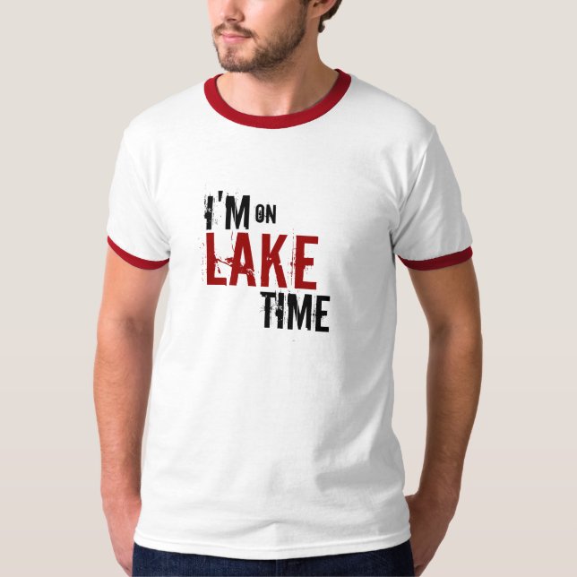 T-shirt je suis le temps de lac (Devant)