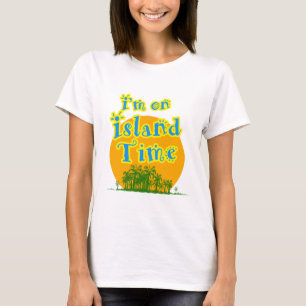 T-shirt Je suis le temps d'île