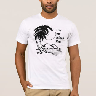 T-shirt Je suis le temps d'île
