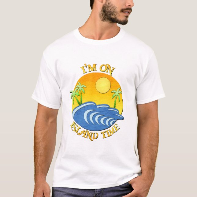 T-shirt Je suis le temps d'île (Devant)