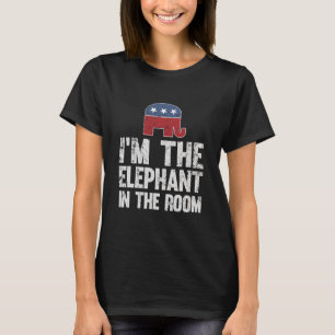 T-shirt Je suis l'éléphant dans la pièce