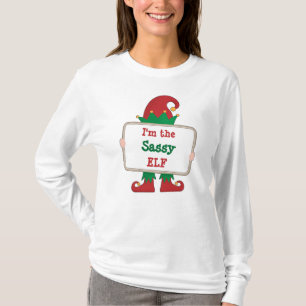 T-shirt Je suis l'elfe impertinent Elfe de Noël personna