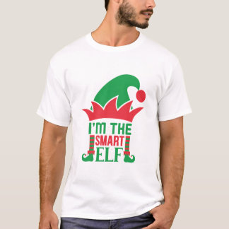 T-shirt Je suis l'elfe intelligent elfe de Noël