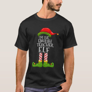 T-shirt Je Suis L'Enseignant Anglais Elf Matching Family X