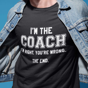 T-shirt Je suis l'entraîneur
