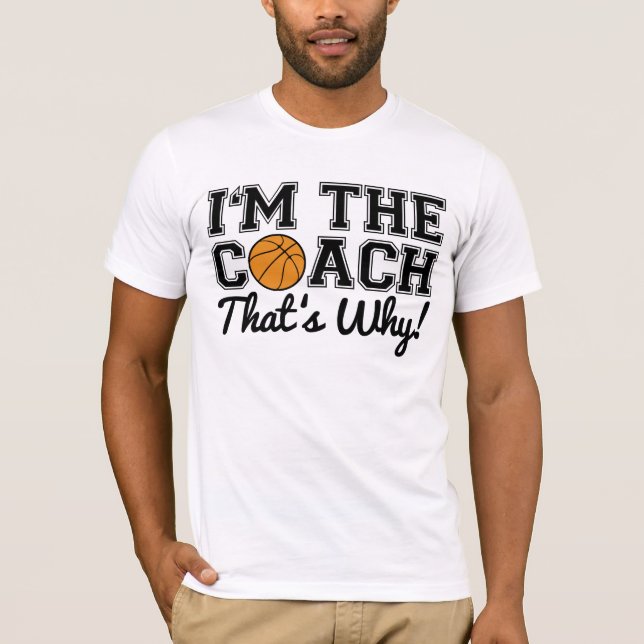 T-shirt Je suis l'entraîneur de football qui est pourquoi (Devant)
