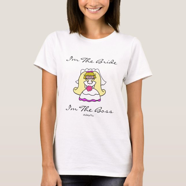 T-shirt Je suis l'Épouse... Je suis le patron (Devant)
