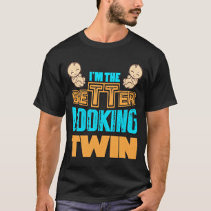 T-shirt Je suis les jumeaux plus beaux, cadeau pour des