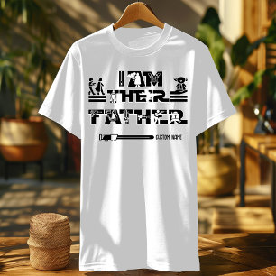T-shirt Je suis leur père lightsaber signe coutume