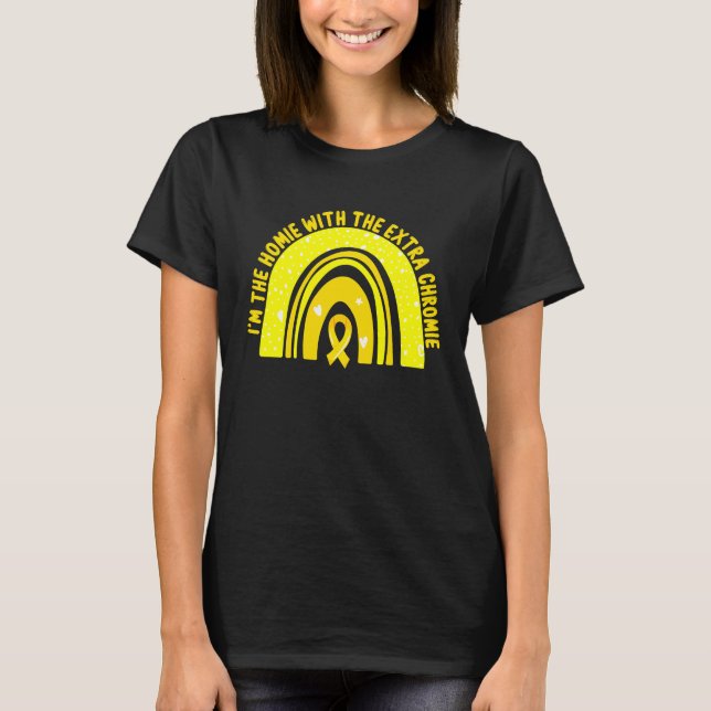 T-shirt Je suis l'Homie avec le syndrome de Chromie Down e (Devant)