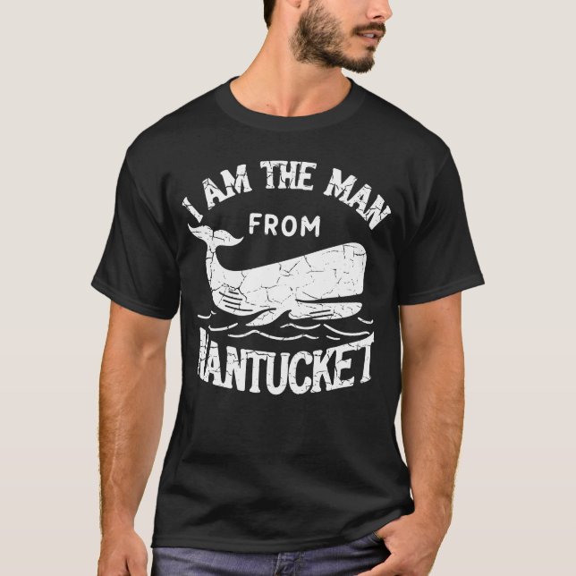 T-shirt je suis l'homme de nantucket (Devant)
