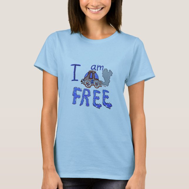 T-shirt Je suis libre de ma voiture (Devant)