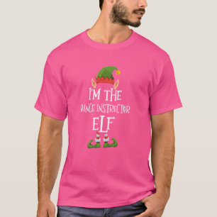 T-shirt Je suis l'instructeur de danse Elf Graphic - Drôle