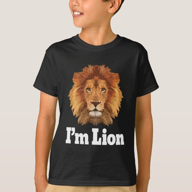 T-shirt Je suis lion (Devant)