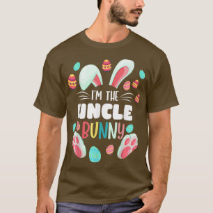 T-shirt Je suis l'oncle Bunny jumelé famille Pâques fête T