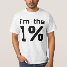 T-shirt Je suis l'un pour cent