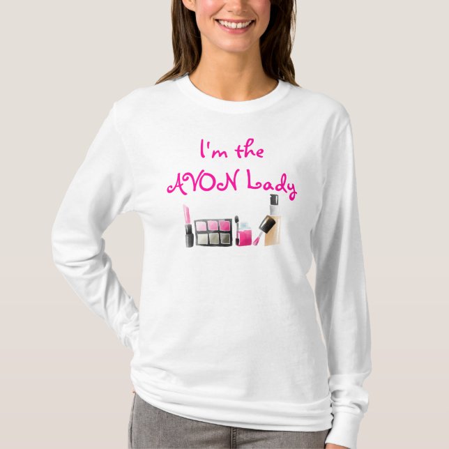 T-shirt Je suis Madame d'AVON, cosmétiques (Devant)