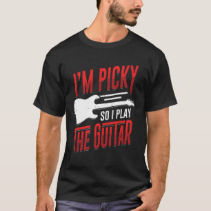 T-shirt Je suis malade donc je joue au cadeau guitariste