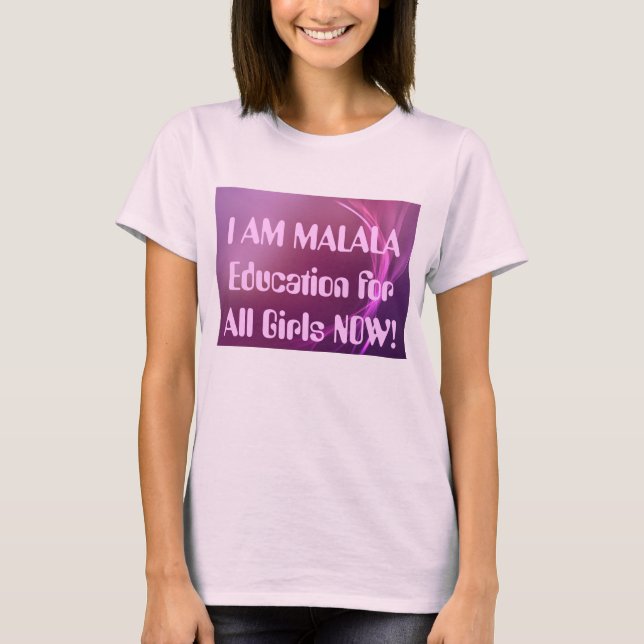 T-shirt Je suis Malala (Devant)