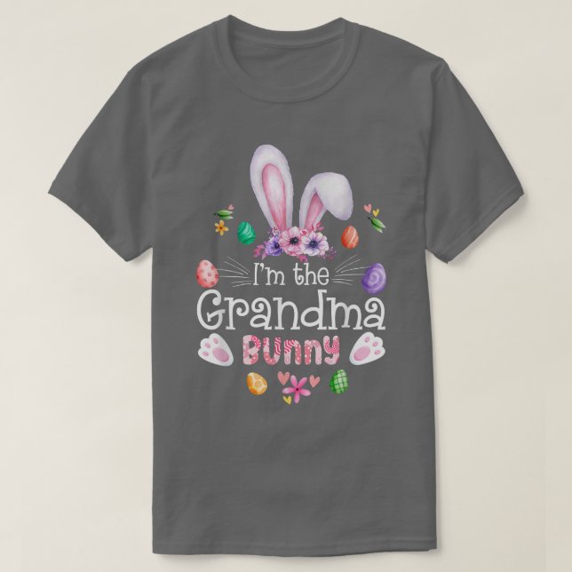 T-shirt Je suis Mamie Bunny Jour de Pâques Cadeaux grand-m (Design devant)