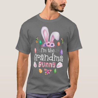 T-shirt Je suis Mamie Bunny Jour de Pâques Cadeaux grand-m