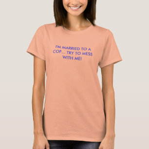 T-shirt Je SUIS MARIÉ À UNE CANNETTE DE FIL… ESSAYEZ DE