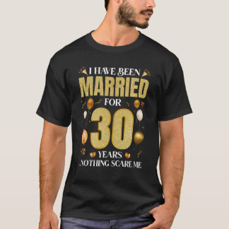 T-shirt Je Suis Marié Depuis 30 Ans 30ème Mariage Anni